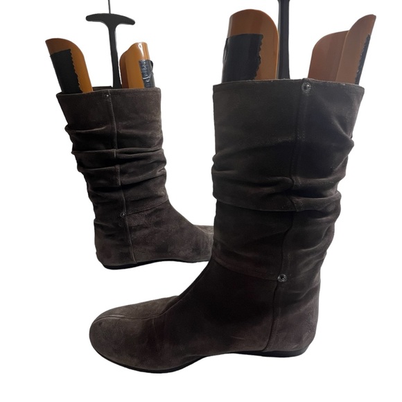 PRADA SPORT
Suede Pleated Accents Slouch Boots size 39 - Picture 5 of 16